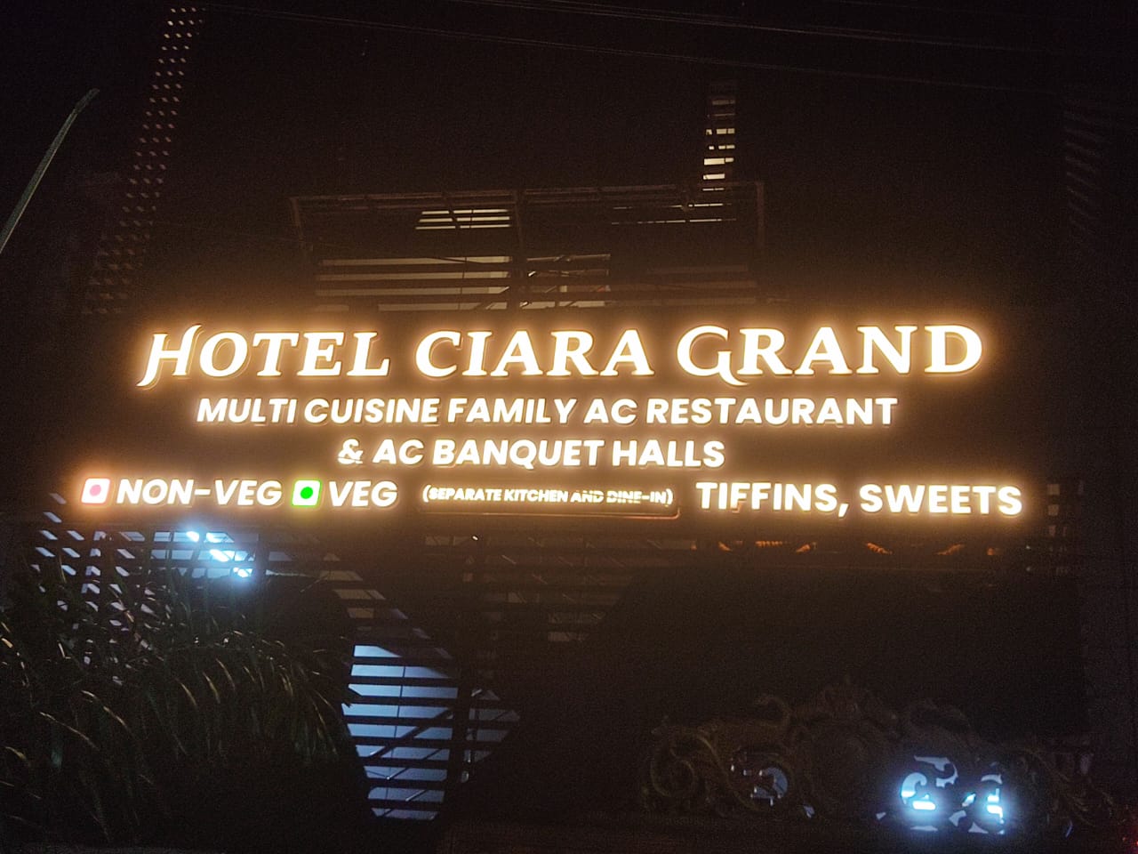 Hotel Chara Grand signage